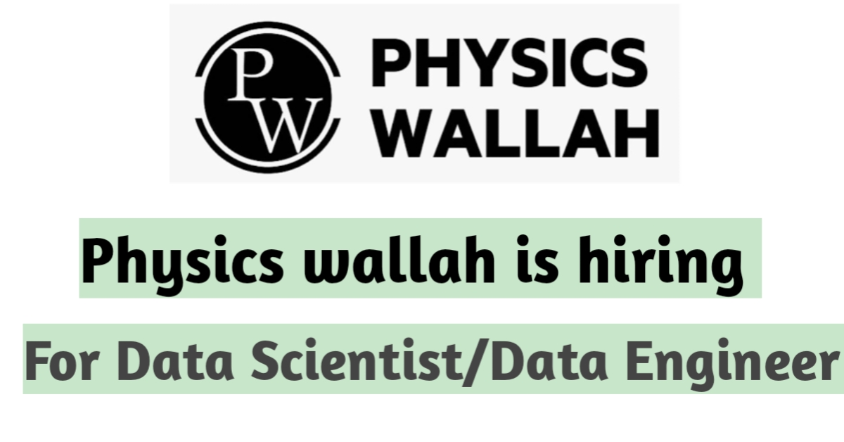 Physics wallah is hiring