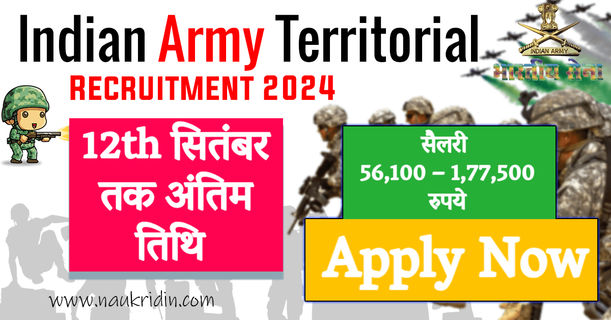 Indian Army Territorial Recruitment 2024